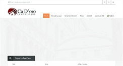 Desktop Screenshot of cadoroimmobiliare.it